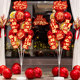 Birthday balloons floor-floating layout set first-year gift living room scene column decoration grasping Zhouluyin full moon banquet supplies