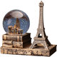 Retro glowing crystal ball hourglass timing snowflake music