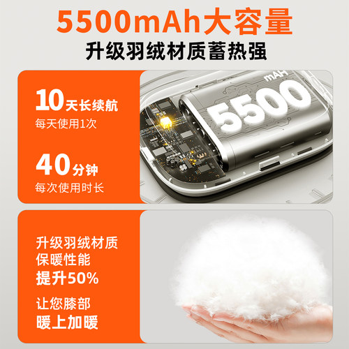 膝盖艾灸热敷按摩理疗仪电加热护膝医用半月板损伤中老年人保暖 - 图2
