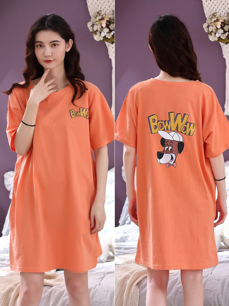 睡裙夏季2020年新款可外穿纯棉裙子 范西迪睡裙