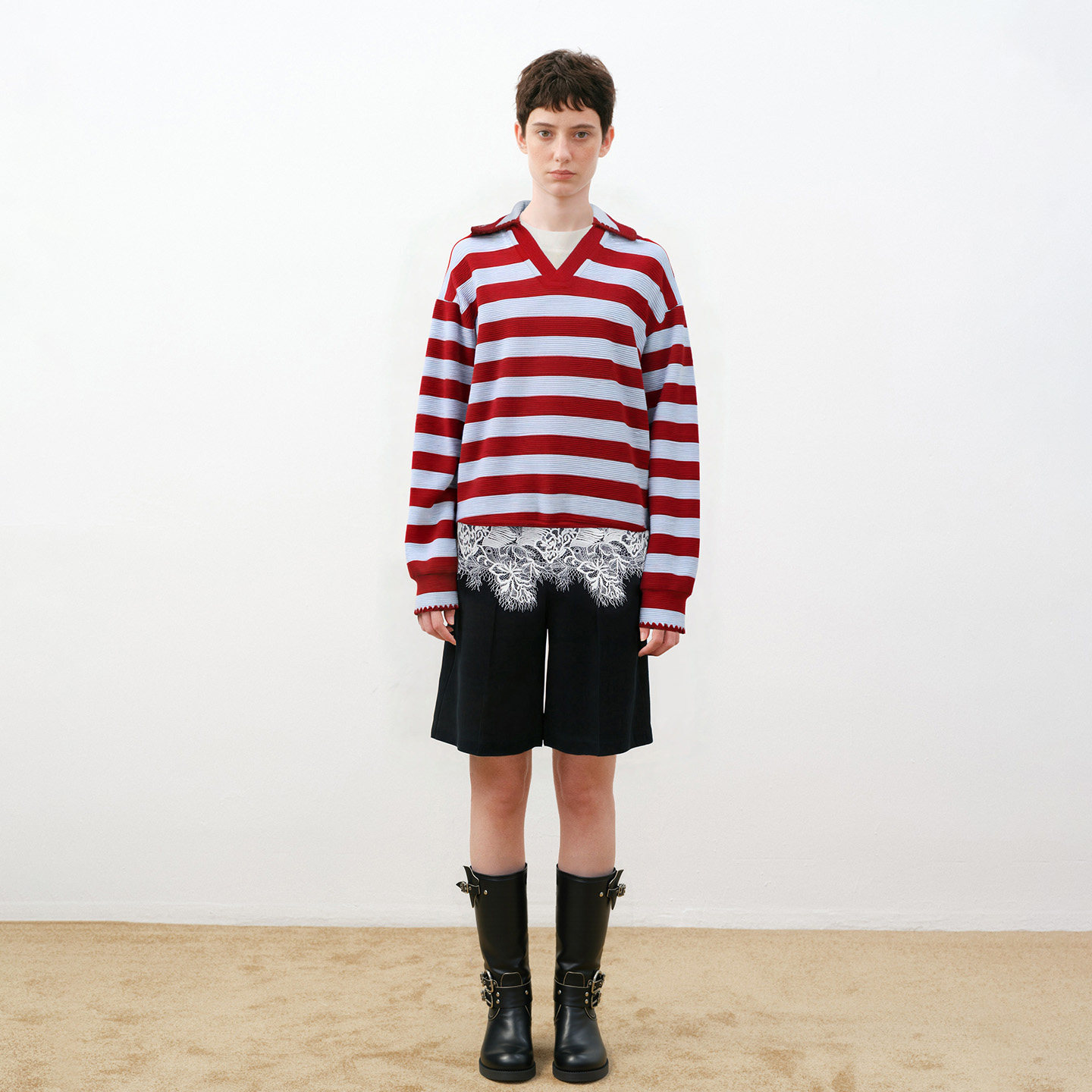 来去LaiQu法式松弛感藏青工装口袋设计感短裤抽绳休闲百搭短裤,淘宝优惠券,粉丝福利购,淘宝优惠卷