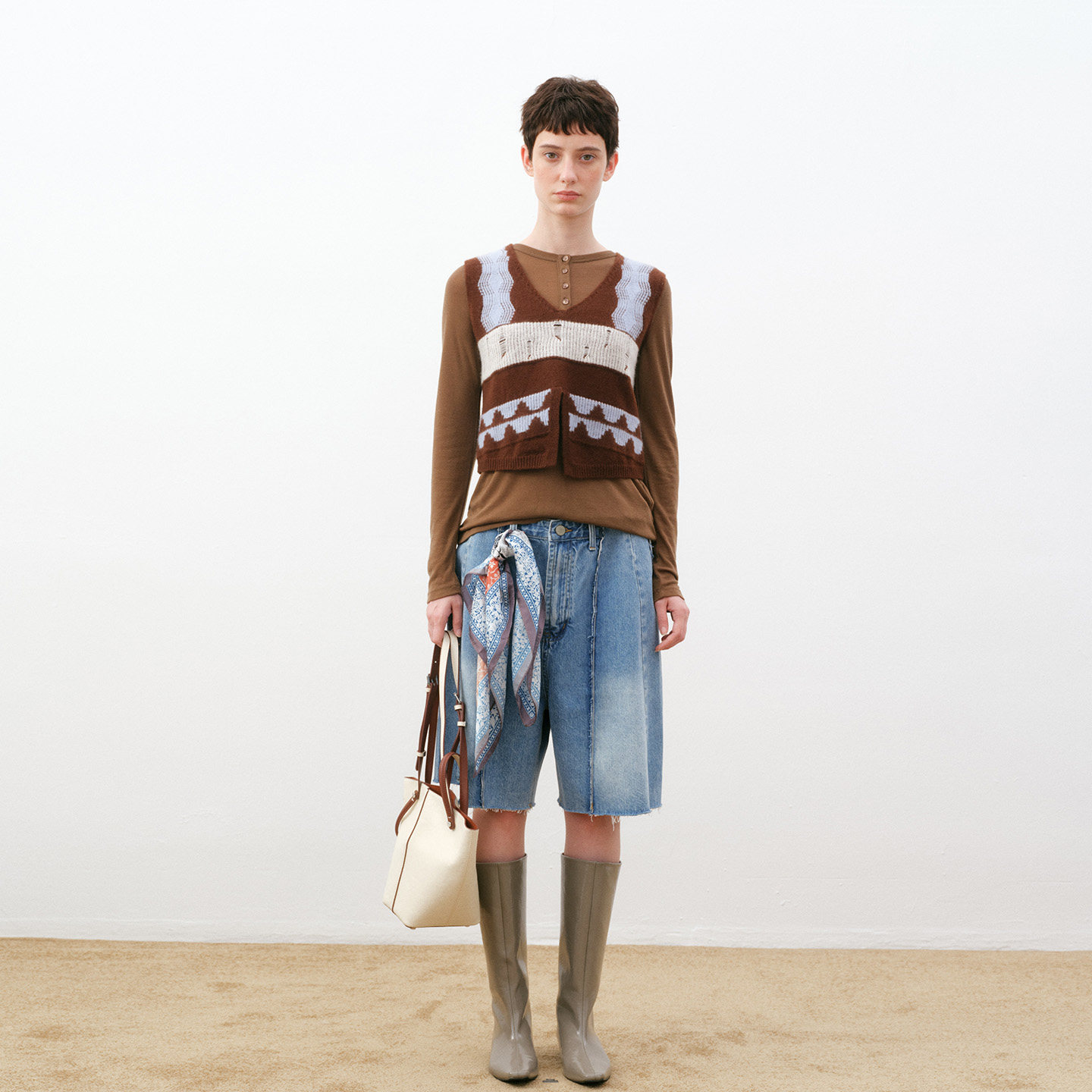 来去LaiQu简约高腰牛仔短裤女宽松直筒五分裤休闲百搭裤子,淘宝优惠券,粉丝福利购,淘宝优惠卷