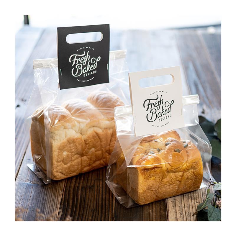 烘焙透明450克生吐司面包包装袋卷边铁丝封口切片自封袋子食品级 - 图3
