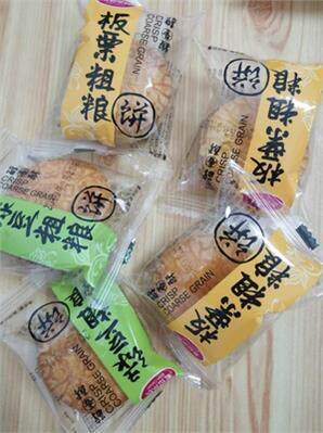 绿豆粗粮饼板栗传统休闲小糕点 画迈传统糕点