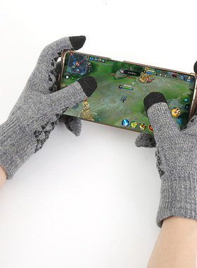 Touch screen gloves for men and women, winter velvet gloves