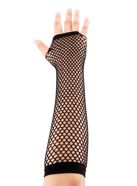 New Fashion Neon Fishnet Fingerless Long Gloves Leg Arm Cuf