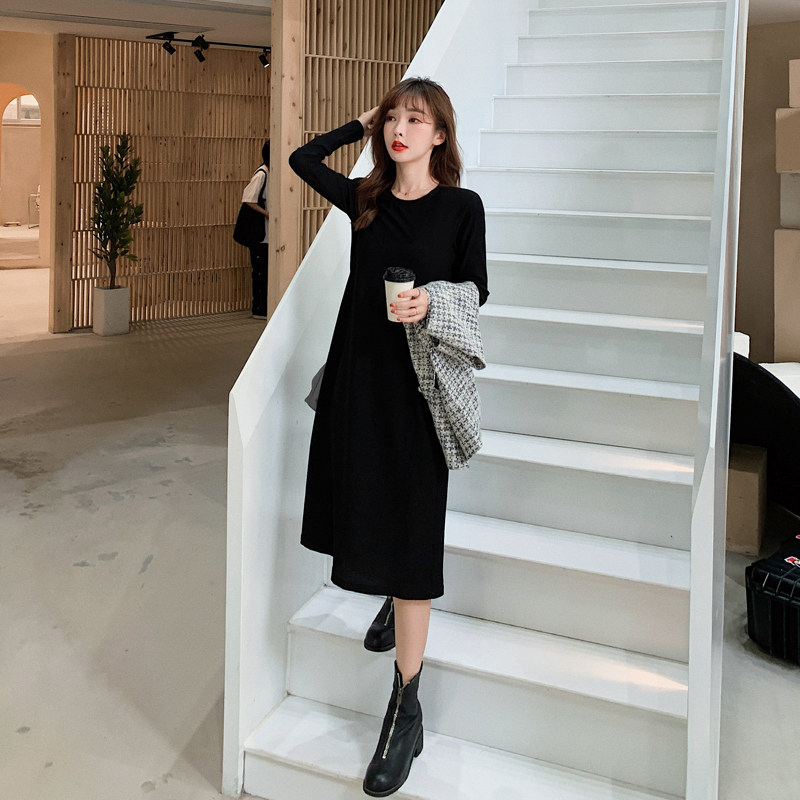 胖妹妹显瘦套装2020秋季遮肚子减龄 夏慕娜大码女装