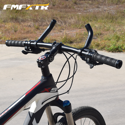 铝合金锻造一体式山地自行车超轻休息车把舒适付把副把手握把扶手