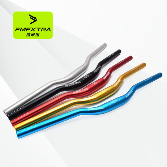 Aluminum alloy bicycle handlebars in multiple colors and sizes
