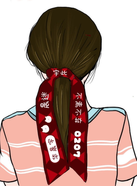 原创设计风大肠发圈华晨宇同款