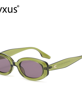 cyxus椭圆形美式防紫外线墨镜