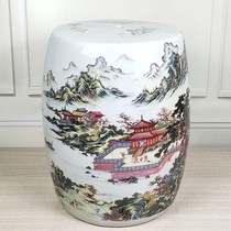 Pendulum stool changing shoes stool outdoor drum stool brief New Chinese ceramic sitting pier living-room home embroidered pier