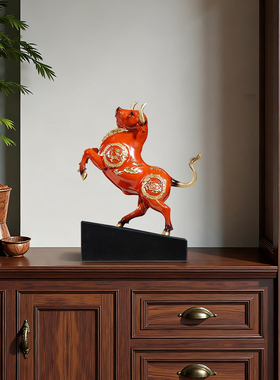 铜生肖牛摆件招财开业乔迁礼物