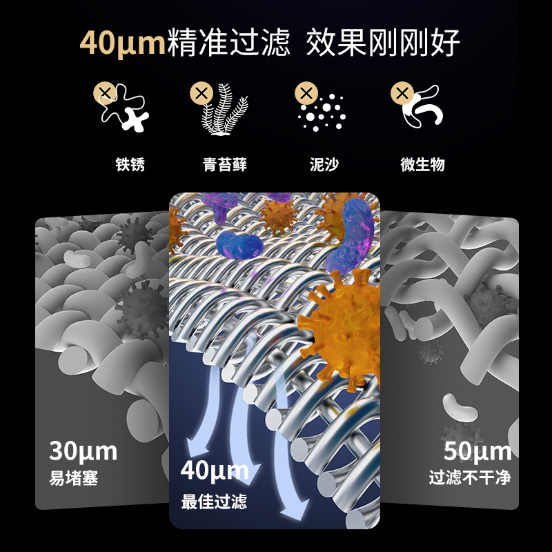 德国deass/德氏前置过滤器家用净水器自动清洗反冲洗全屋自来水-图2