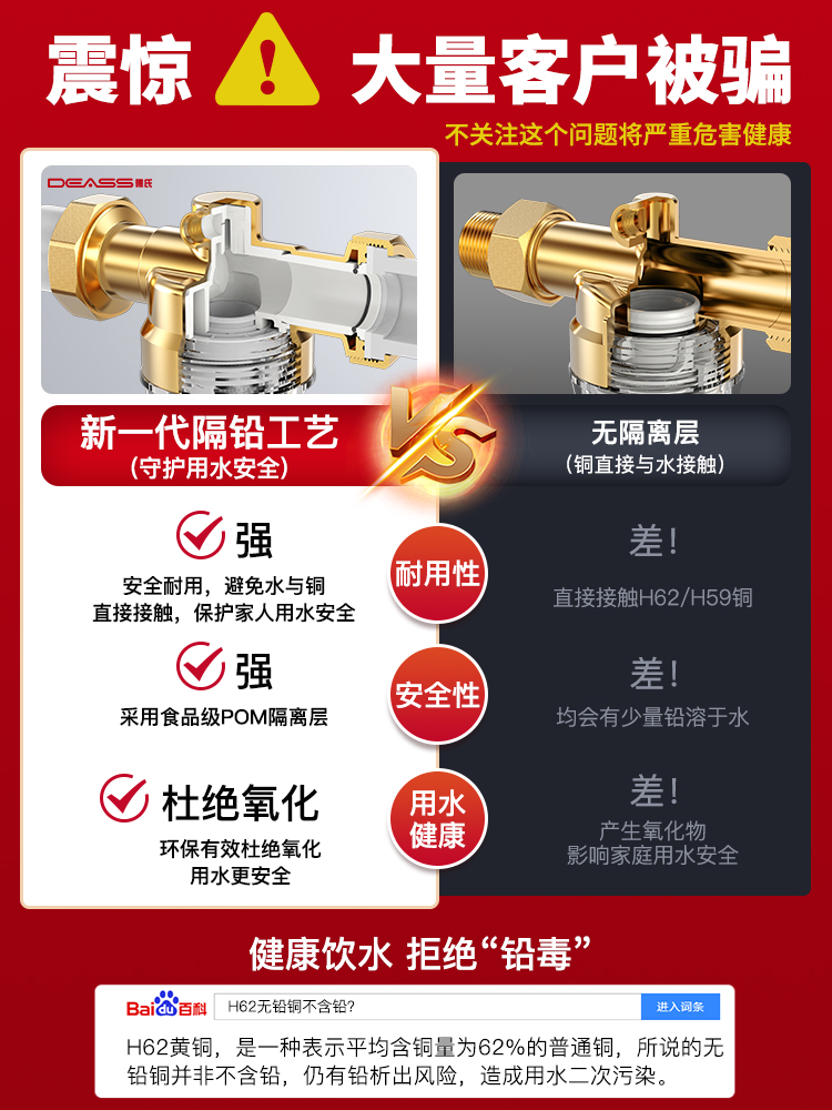 德国deass /德氏家用反冲洗净水器 deass电器净水器