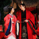 Beauty Scheming Hanfu Big Red Queen Film and Television Costume