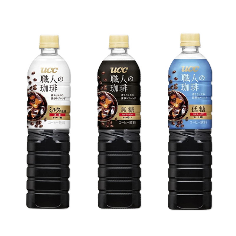 日本进口UCC悠诗诗职人美式冰黑即饮咖啡液浓缩900ml*12瓶整箱装 - 图3