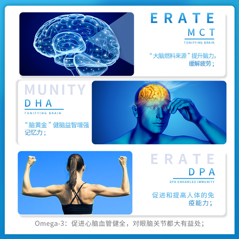 北欧药健深海鱼dha挪威成人软胶囊 medicanatumin海外其他膳食营养补充剂