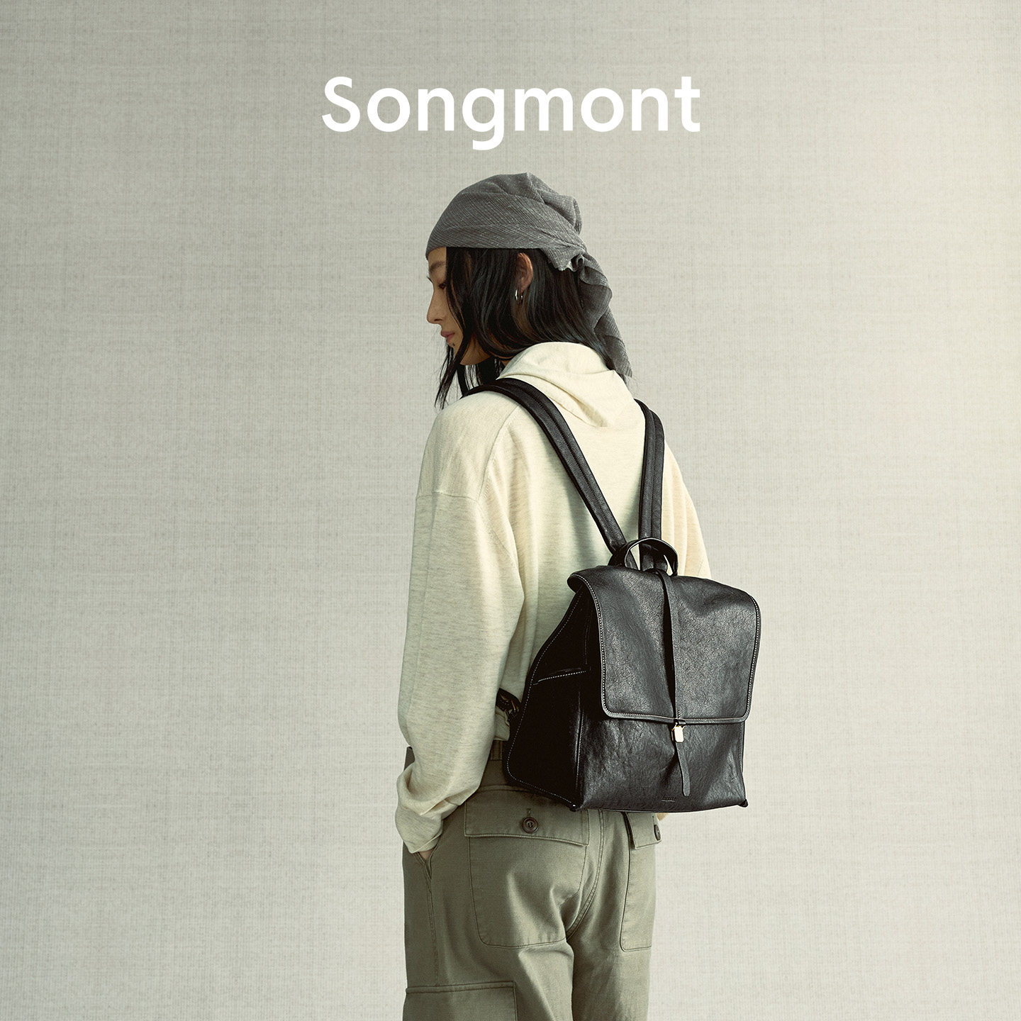 Songmont山下有松山行系列简行双肩包大容量植鞣羊皮轻便通勤背包,淘宝优惠券,粉丝福利购,淘宝优惠卷