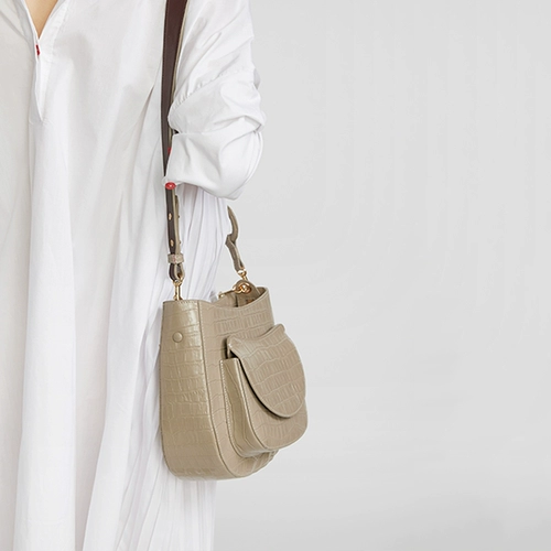 Кожаная сумка для телефона, оригинальная небольшая дизайнерская сумка на одно плечо, крокодиловый принт