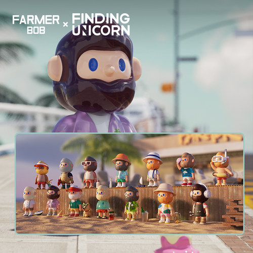 寻找独角兽 FARMER BOB海岛系列盲盒惊喜潮玩收藏手办治愈礼物 - 图1
