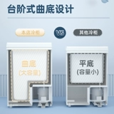 Стоасиновый брокер домашний охлаждаемый охлаждаемый маленький морозильник сохраняет свежую и замороженную холодную холодную шкаф Mini Family Family Двойная температура морозильника