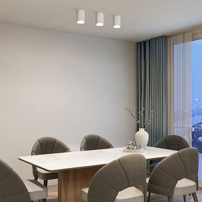 繁简明装筒灯led吸顶式过道玄关免开孔背景墙小山丘洗墙天花射灯 - 图1