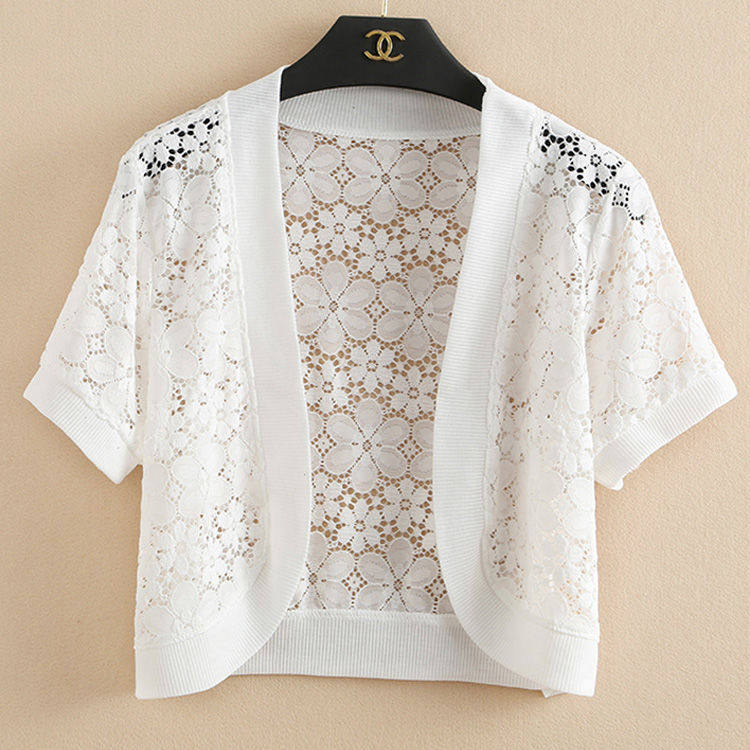  栗颜蕾丝衫/雪纺衫