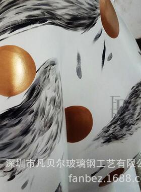 现人物地落雕FBE001塑店大堂软装艺术品售楼处玻璃钢工代艺品轻奢