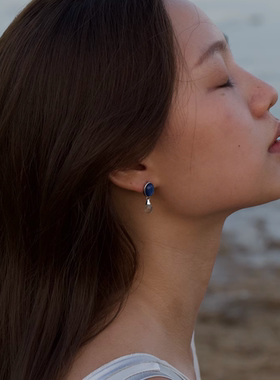 SUSISOMOS彩色眼泪耳环新中式女