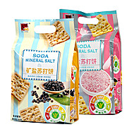 【精益珍】矿盐苏打饼干368gx2袋