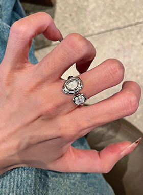 vintager中古戒指女古着食指戒