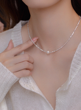 碎银几两施家珍珠项链女