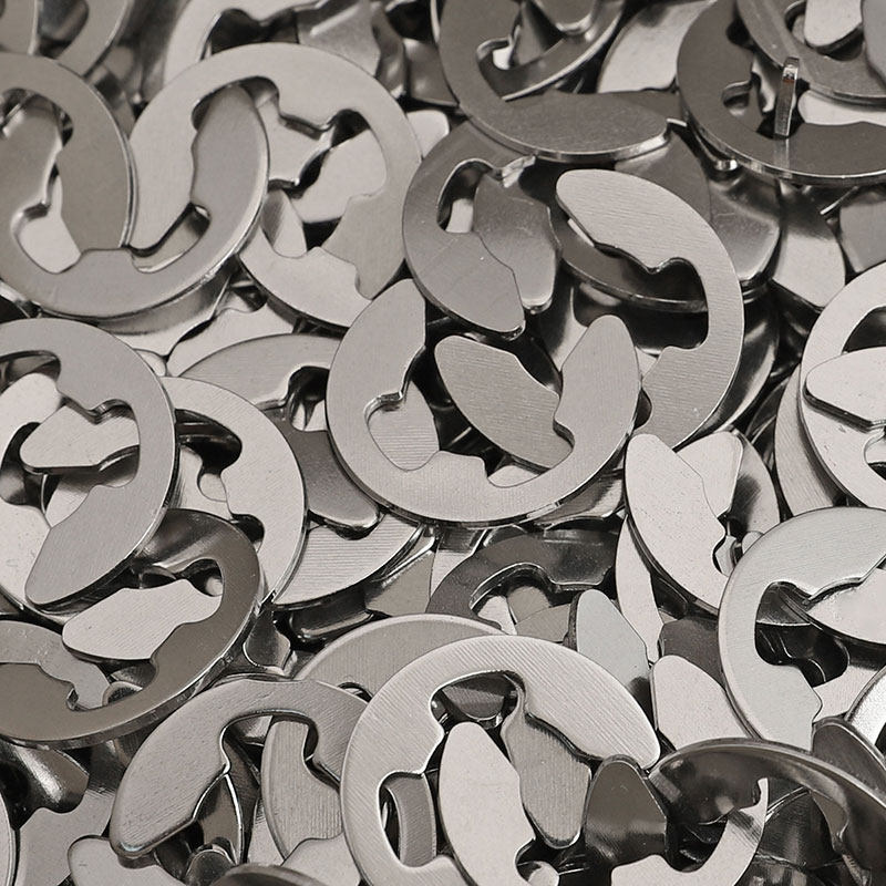 304不锈钢 开口挡圈 E型卡簧 卡扣Φ1.2 M2M3M4M5M7M8M9M10M12M15 - 图2