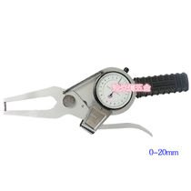 With table external card gauge 0-20-40-60-80-240mm wall thickness caliper caliper with table external card with table external card)
