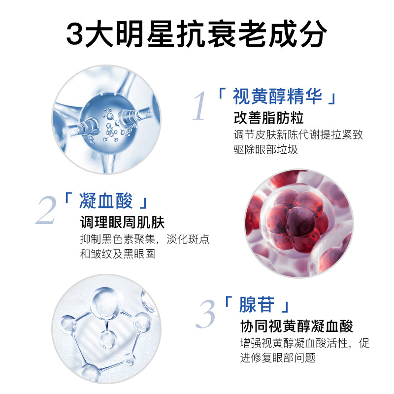 miorio米澳拉去脂肪粒小白管眼霜 miorio眼霜