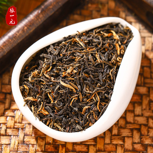 张一元茶叶特级云南红茶浓香型滇红大树工夫红茶尚品系列100g罐装 - 图0