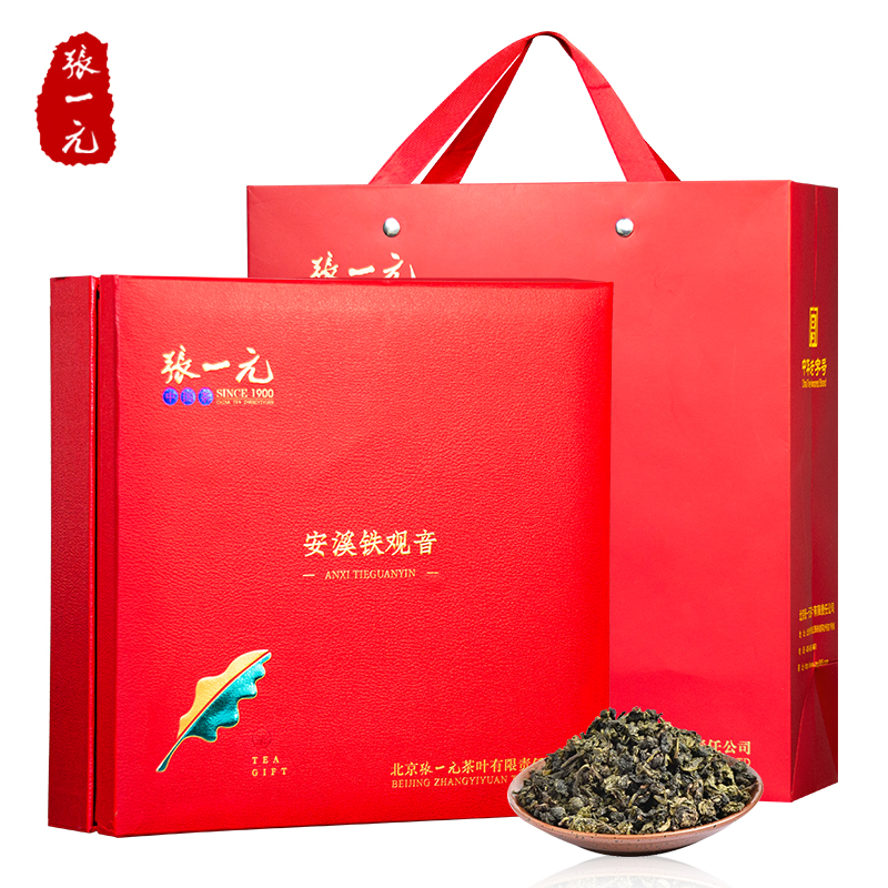 张一元安溪产区浓香型铁观音乌龙茶 张一元一农铁观音