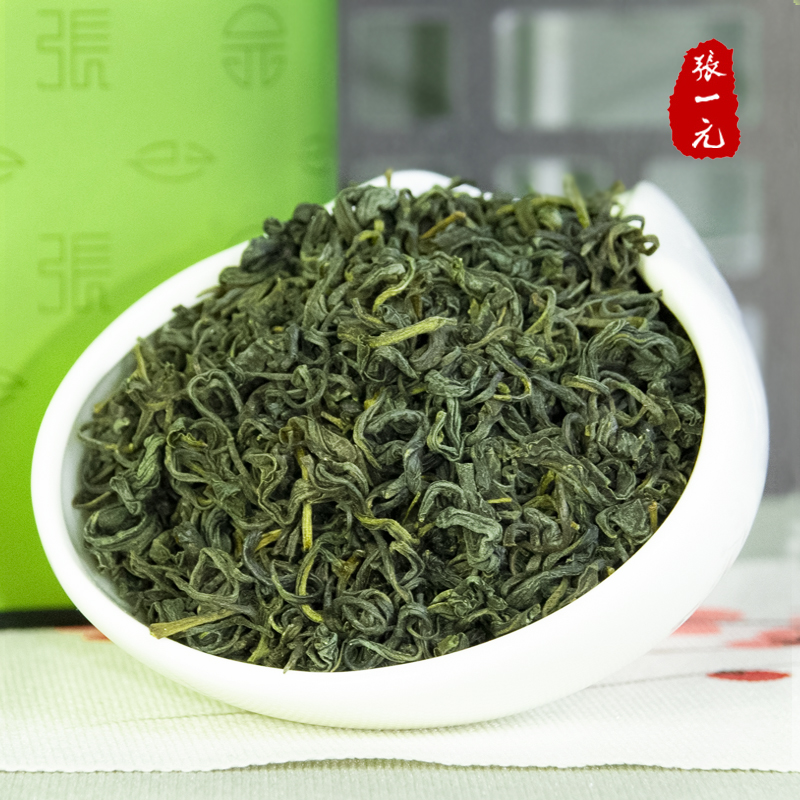 张一元茶叶2024新茶雨一级高山绿茶300g/罐 嫩芽绿茶茶叶春茶绿茶 - 图1