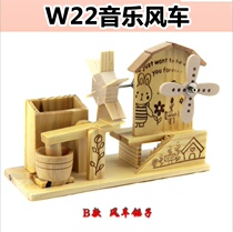 Art Courtesy 8 Caravan E Music Courtesy Set Wooden Pen Willpower Swing Cylinder Wood Wind Playing Box Tasted Soundwork Style Piece Innovative Box Soundwork