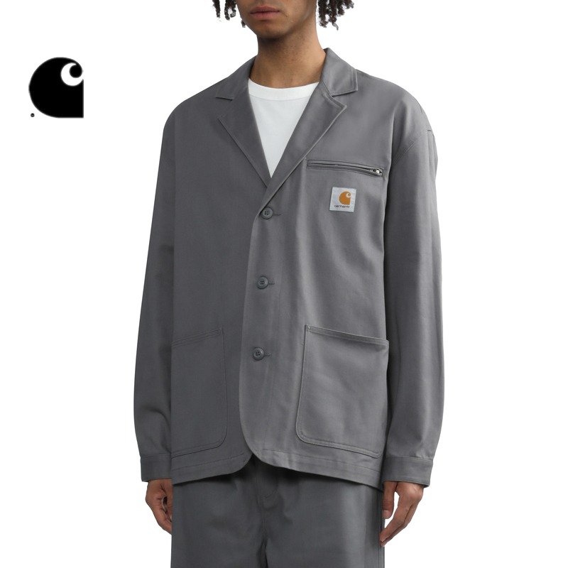 Carhartt WIP西装外套男装秋新品经典LOGO标签多口袋宽版23A020L - 图0