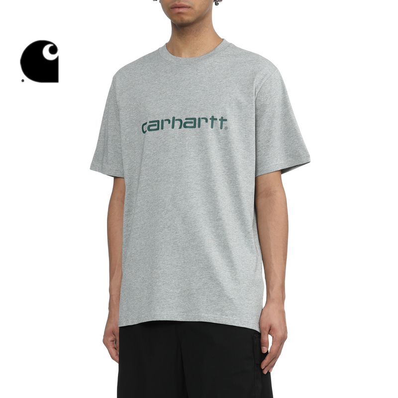 Carhartt WIP短袖T恤男装春季新品经典LOGO字母印花卡哈特031047M - 图1