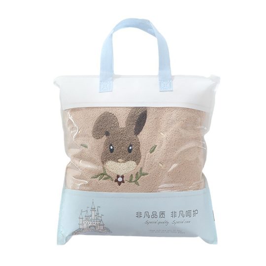 浴巾女儿童带帽斗篷浴袍柔软吸水速干可爱洗澡珊瑚绒大毛巾可穿式