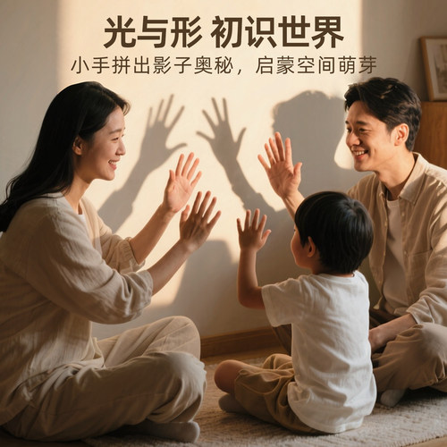 立体光影木质积木拼图装3到6岁以上男孩女子儿童益智玩具生日礼物 - 图0