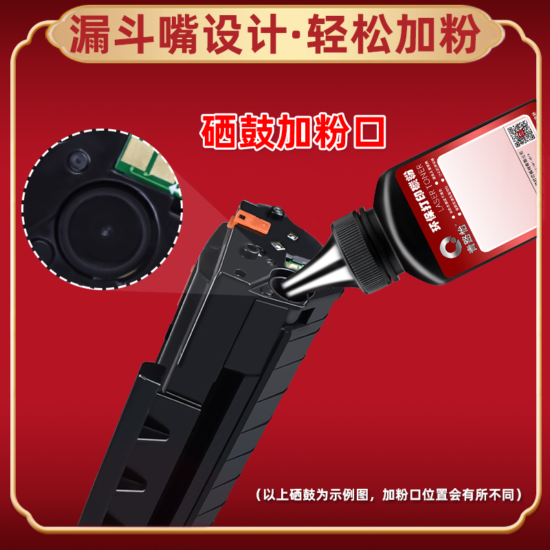 AD228PW可循环加粉addt208硒鼓通用AURORA震旦牌激光打印机息股墨粉盒AD228MWC晒股西固碳粉匣ADDT-208墨鼓合 - 图2