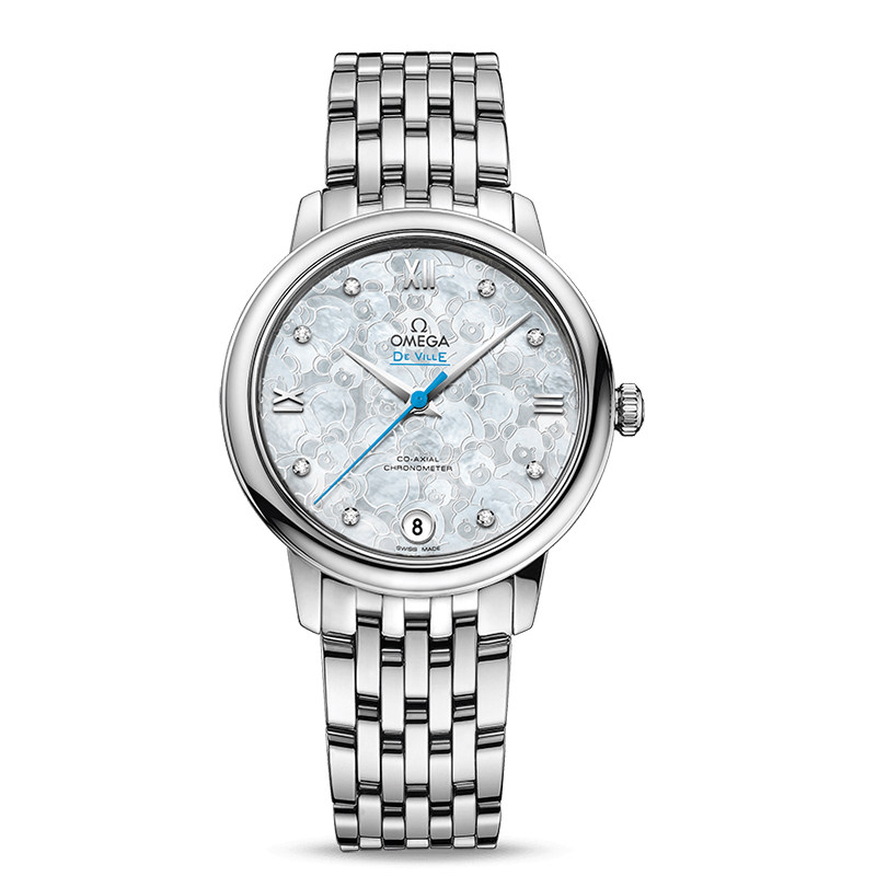 欧米茄(OMEGA)蝶飞手表碟飞天文台机械女表424.10.33.20.55.004