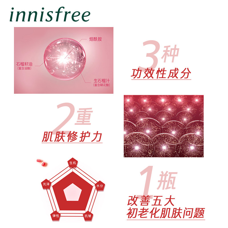 innisfree /悦诗风吟旗舰店烟酰胺 悦诗风吟拾回面部护理套装