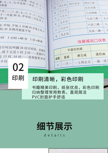 【钟书阁】小学数学公式定律手册彩色版小升初数学思维训练小学生一二三四五六年级教材课本辅导应用题基础知识定义大全工具书 - 图2