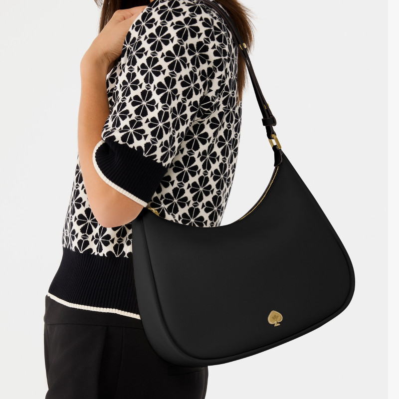 【3期免息】【新年礼物】【礼盒】kate spadeKAYLA皮革大号单肩包,淘宝优惠券,粉丝福利购,淘宝优惠卷