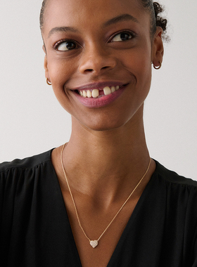 【2025新款】kate spade ks Amour爱心吊坠项链